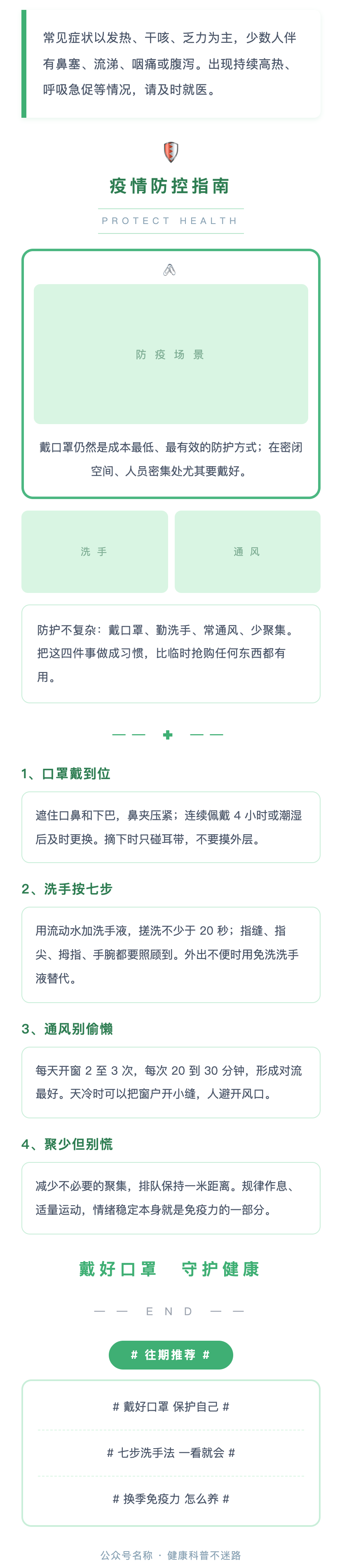 防疫 · 绿盾图卡体